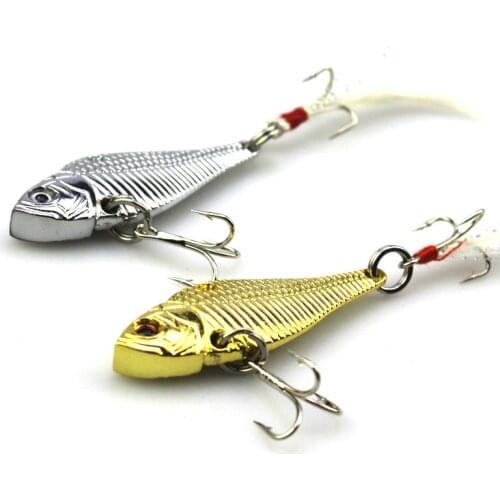 VIB Fishing Lure Fishing Spoons Metal Lure Fishing Lures Hard Baits Spinner Free Shipping pesca de carpa daiwa
