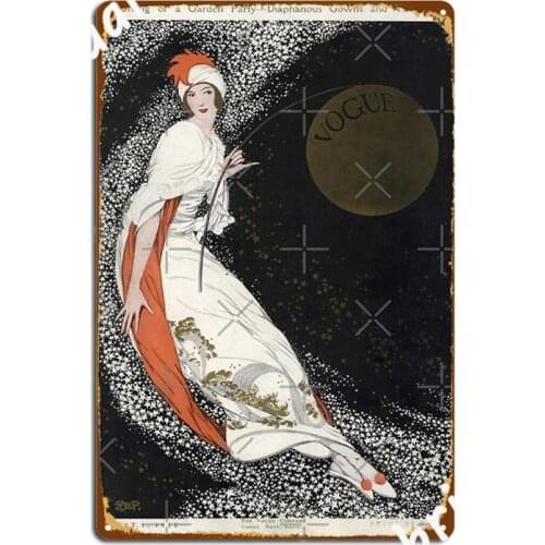 Vintage Vogues Magazine Cover December 1912 Metal Sign Cinema Living Room Vintage Cinema Wall Plaque Tin Sign Poster