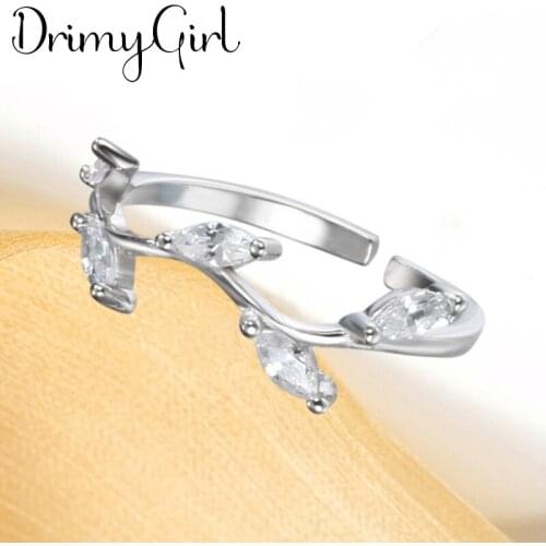 Punk Vintage Zircon Leaf Rings For Women Boho Female Charms Jewelry Men Antique Knuckle Ring Fashion Party Gift