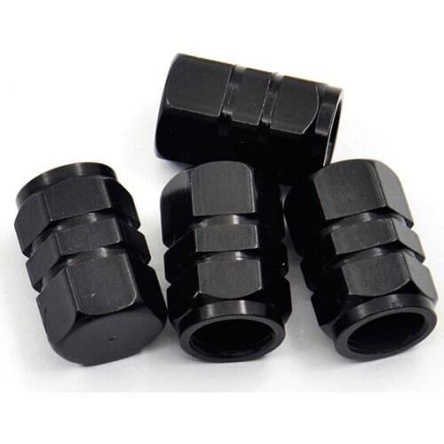 High Quality New 4pcs/set Theftproof Aluminum Car Wheel Tires Valves Tyre Stem Air Caps Airtight Cover
