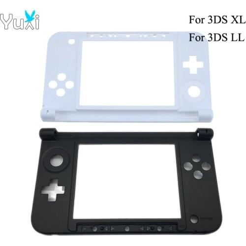 YuXi Middle Frame Replacement Kits Housing Shell Cover Case Bottom Console Cover for Nintendo For 3DS XL LL Game Console