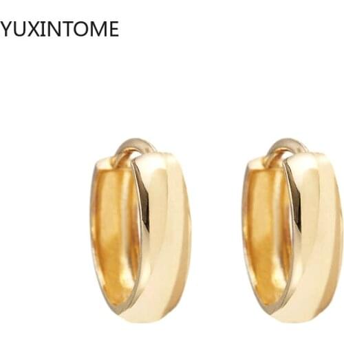 925 Sterling Silver Ear Needle Hoop Earrings for Women Minimalist Small Simple Round Circle Huggies Earrings Party Jewelry