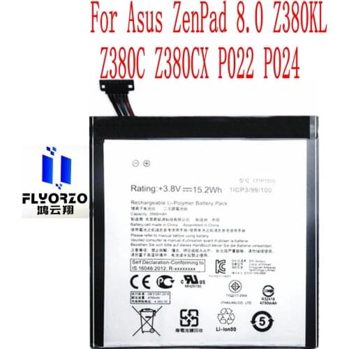 100% High Quality 3948mAh C11P1505 Battery For Asus ZenPad 8.0 Z380KL Z380C Z380CX P022 P024 Tablet