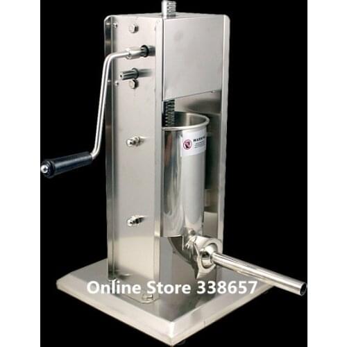 3L commercial manual sausage making stuffer maker meat filler extruder machine equipment kits