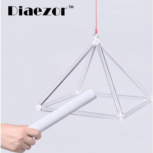 8'' Quartz Crystal Singing Pyramid -Perfect Healing Musical Instrument