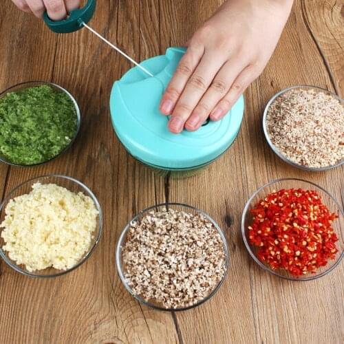 Household Meat Grinding Vegetable-Cutting Machine Cutter Twisted Stir Pounding Meshed Garlic Device Garlic Crushing Tool