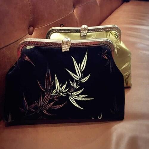 CF259 6colors 100*74cm Bamboo Leaves Chinese Silk Jacquard Satin Fabric Garment Fabric For Cheongsam DIY Fabric For Sewing