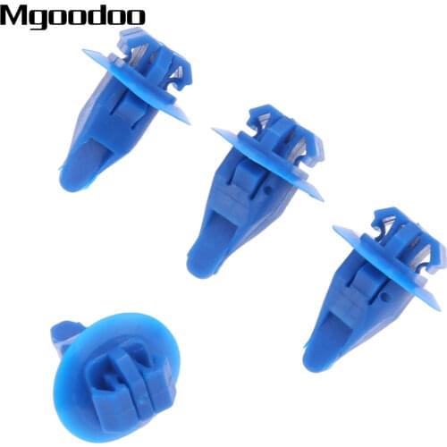 50Pcs Car Fender Trim Shield Retainers Rivets Auto Fastener Clips 8mm Hole Nylon For Toyota Cruiser Camry Corolla Crown D130