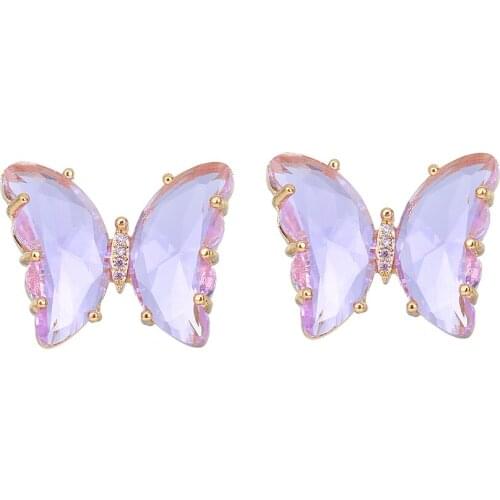 Bettyue Ingenious Butterfly Appearance Earring For Women&Grils Cute Jewelry In Wedding Party Fashion Muliticolor Ornament
