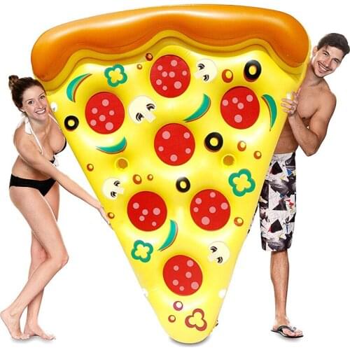Giant Inflatable Pizza Slice Pool Float PVC Swimming Mattress For Adult And Children Water Fun Perfect For Summer Pool Parties