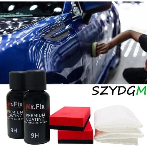 2Pcs Liquid Glass For Car Ceramic Auto Coating Waterproof Nano Ceramics Car Paint Care Liquid Anti-scratch Super Hydrophobic
