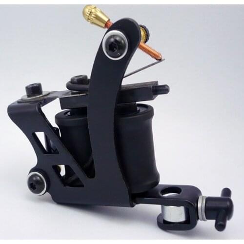 Chrome Tattoo Machine For Beginner Tattoo Apprentice Machine 10 Warps Coil Guns Shader and Liner Free Shipping