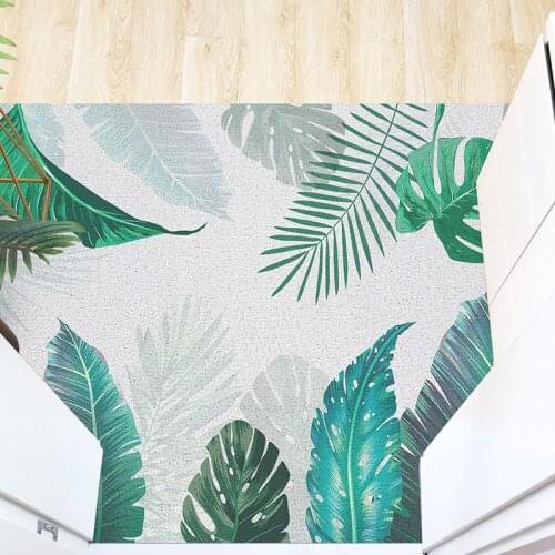 Silk Loop Material Doormat Carpet Household Indoor Outdoor Floor Foot Mat Carpet Anti-slip Waterproof Can Be Cut Custom Door Mat