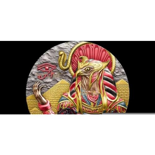 Non-Magnetic Egyptian Sun God & Japanese Myth Amaterasu Great God & Indian Mythical Shiva Commemorative Challenge Coin Gift