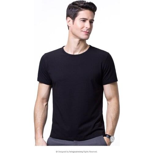 MRMT 2021 Brand New Mens T-shirt Pure Color Short Sleeve T-shirt for Male Round Collar Modal Tops Tshirt