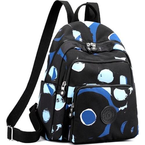 New Fresh Ladies Backpack Large Capacity Travel backpack 2020 Letter Print Womens backpack bag Nylon Fashion female backpack