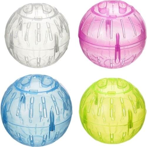 New Small Pet Run The Ball Toy Home Hamster Transparent Running Ball 10cm Jogging Pets Chinchilla Guinea Pig Mini Trot Ball