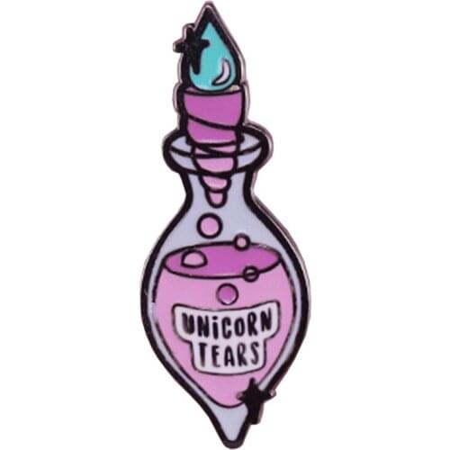 Pastel elixir brooch magical witch party favor