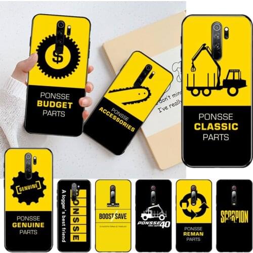 PENGHUWAN ponsse scorpion Newly Arrived Black Cell Phone Case for Redmi Note 8 8A 8T 7 6 6A 5 5A 4 4X 4A Go Pro