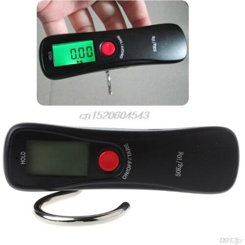 Portable Scale 50kg/10g Electronic Digital Weight Meter LCD Travel Luggage Weight Hanging Scales New Drop ship LS'D Tool