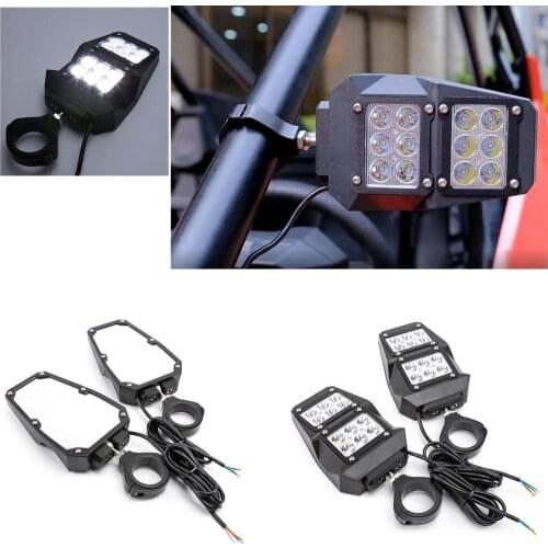 UTV 1.75 " - 2" Adjustable Rear View Mirror Side Mirrors for Polaris Ranger RZR XP 1000 900 800 for Can-am Maverick x3