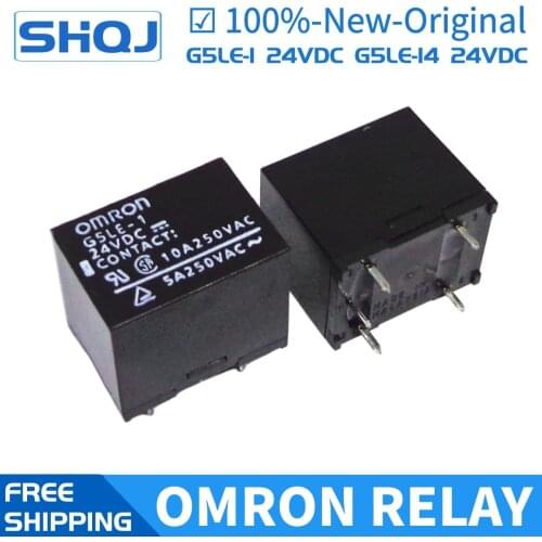 OMRON RELAY G5LE-1 24VDC DC24V Brand new and original relay
