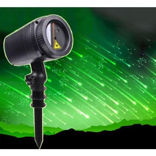 Meteor Shower Rain Light Christmas Laser Light Outdoor Garden Landscape Projector Lamp For Wedding Party Holiday Christmas