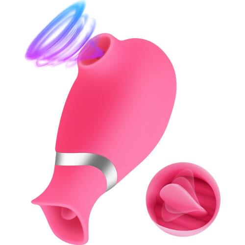Sucking Licking Vibrator For Women Clitoris Stimulator Nipples Massage Sucker Tongue Masturbator Female Adult Sex Toys Products