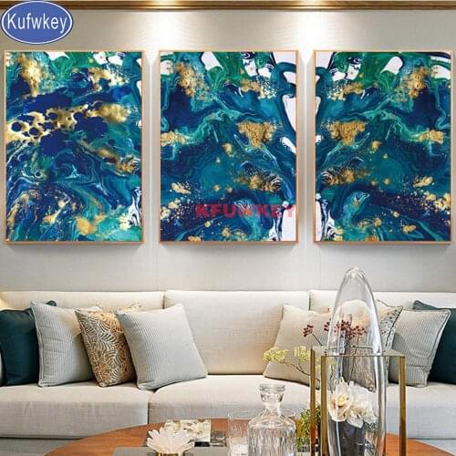 Modern Decoration Diamond Embroidery Abstract Ink Painting Diamond Mosaic Diamond Painting Full Square Round Drill Cross Stitch
