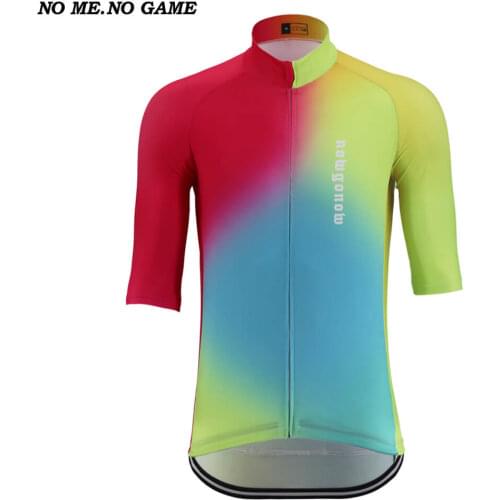 2020 Super comfortable cool cycling jersey men pro team road bike wear clothing with reflective strip bicycle clothes