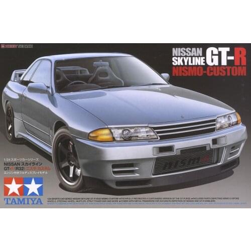 Tamiya 24341 1/24 Nissan Skyline GT-R R32 Nismo-Custom Assembly Car Model Kits Plastic Building Kit For Adults Collection DIY