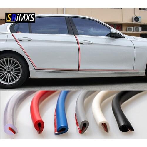 6meter U Type Universal Car Door Protection Edge Guards Trim For Car Auto