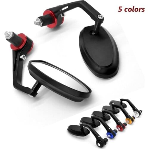 Newest Motorcycle RearView Mirrors CNC Handle Bar End Side Mirror 22MM For Yamaha mt 125 01 03 25 TMAX 500 530 t max 500 530