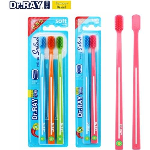 Dr.Ray Toothbrush ECO toothbrush 0.01mm Super Soft Toothbrush Bristle Small Head Environmental Protection Travel Toothbrush
