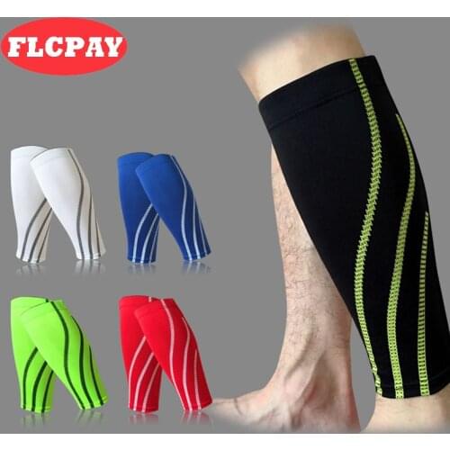 1 PCS Basketball Football Leg Sleeves Calf Compression Outdoor Sport Running Cycling Shin Guards UV-Protector Soccer Protector