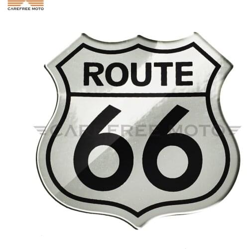 3D Motorcycle Decal Sticker America US The Historic Route 66 Stickers Car Tail Stickers