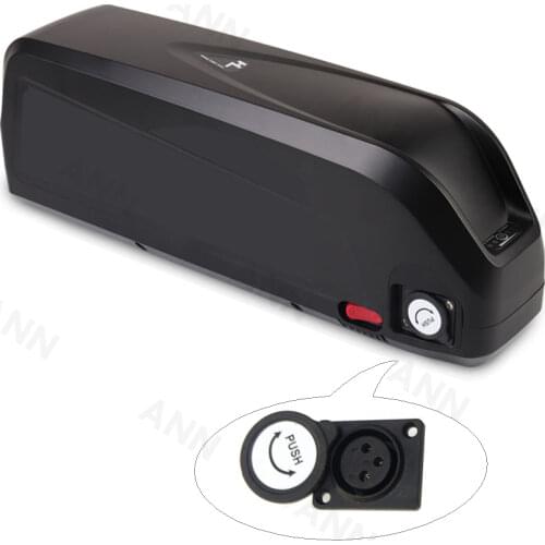 E-bike battery box 48V/36V Hailong case 18650 battery holder Can hold 65 pcs 18650 battery, With 13S5P 10S6P nickel strips