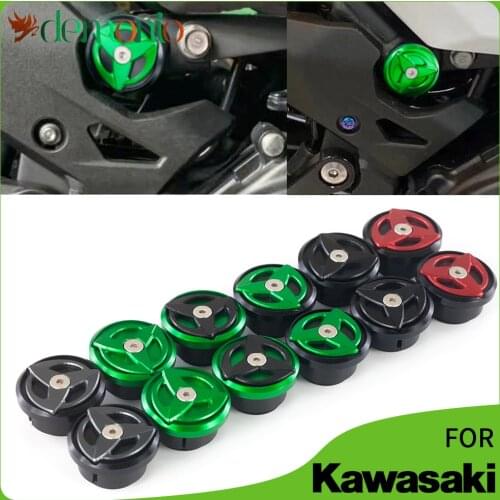 CNC Aluminum motorcycle Frame Hole Cap Cover Plug Bolt protector For Kawasaki Ninja 250 EX250 Ninja 400 EX400 Z400 2020 2021