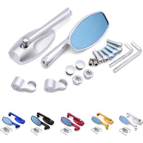 For Yamaha FZ6 FAZER FZ6R XJ6 DIVERSION XSR 700 900 MT125 Universal 10mm Motorcycle Rearview Mirror CNC moto Billet Side Mirrors