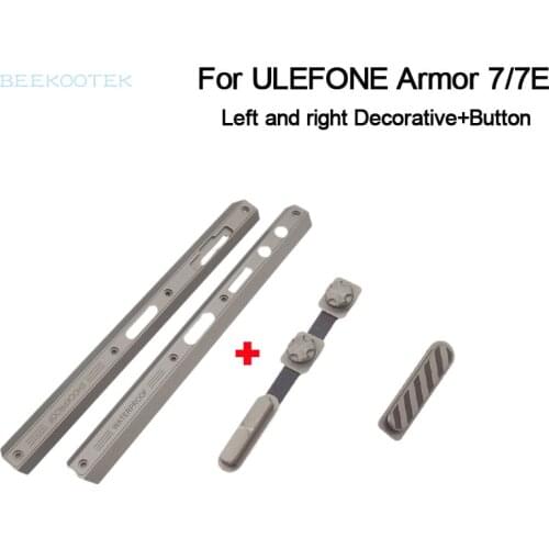Original Ulefone Armor 7 ,Armor 7E Housings Frame with Button Decorative Bumper Metal Case Parts For Ulefone Armor 7 6.3'' Phone