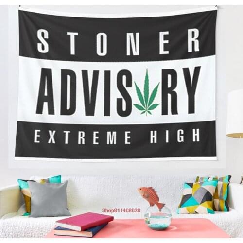 Stoner Advisory tapestry Wall Hanging Decor Coverlet Bedding Sheet Throw Bedspread Living Room Tapestries