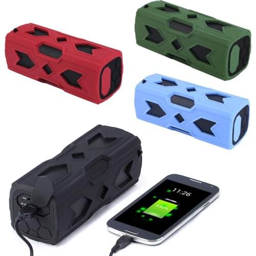 Outdoor Speaker Waterproof Wireless Bluetooth Speakers Boombox sound box Surround Support TF For PC IPX7 NFC 1800mAh Power Bank