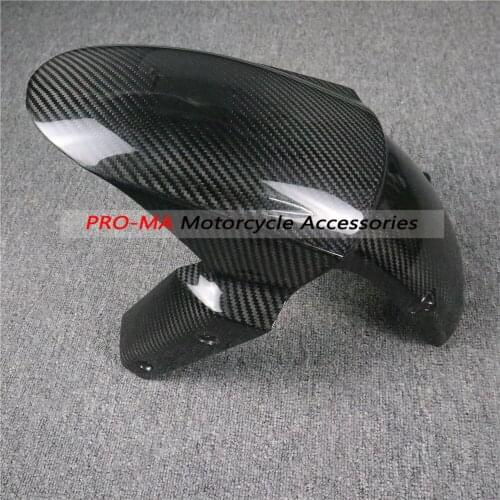 Full Carbon Fiber For Kawasaki Z800 2013-2015 Z1000 2014-2017 Z1000SX 2014-2016 Motorcycle Front Fender Fairing