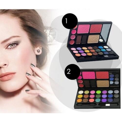 Professional 30Colors Makeup Set with Brush Naked Pincel Maquiagem Portable Cosmetics 2 Modles for Choose