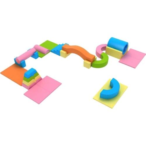YLWCNN Early Education Center Indoor Software Combination Climbing Training Toy Equipment Soft Playground Set