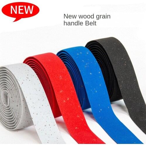 Road Bike Cyclist Strap Solid Color Single Rider with Belt Cork with Rod Plug 4 Colors Bicycle Accessories Grips