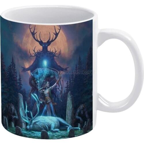 The Elder Scrolls Online-Wolfhunter White Mug To Friends and Family Creative Gift 11 Oz Mug Coffee Ceramic Mug The Elder Scrolls