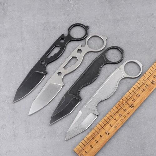 Outdoor Karambit Tactical 440C Fixed Blade CS go Hunting Camping Survival Mountaineering Multifunctional Pocket Straight Knife