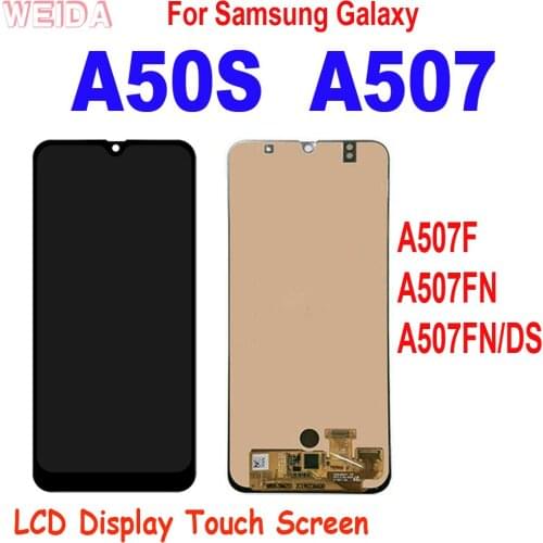 AAA+ Samsung A50S LCD For Samsung Galaxy A50S 2019 A507 A507F A507FN A507FN/DS LCD Display Touch Screen Digitizer Assembly Tools