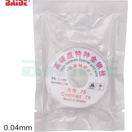 0.04 0.05mm Mobile Screen High Hardness Special Gol Wire LCD Screen Separation Cutting Line for iPhone8 Repair Tools 100roll/lot